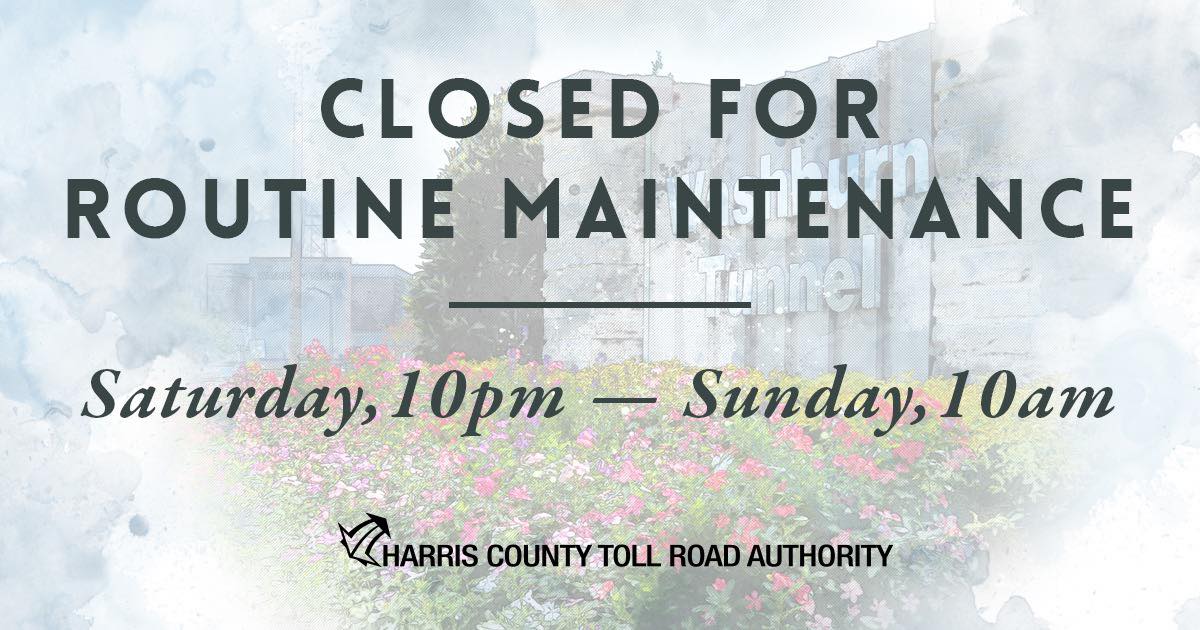 The Washburn Tunnel will be unplugged for a weekend spa treatment, so plan your route wisely.