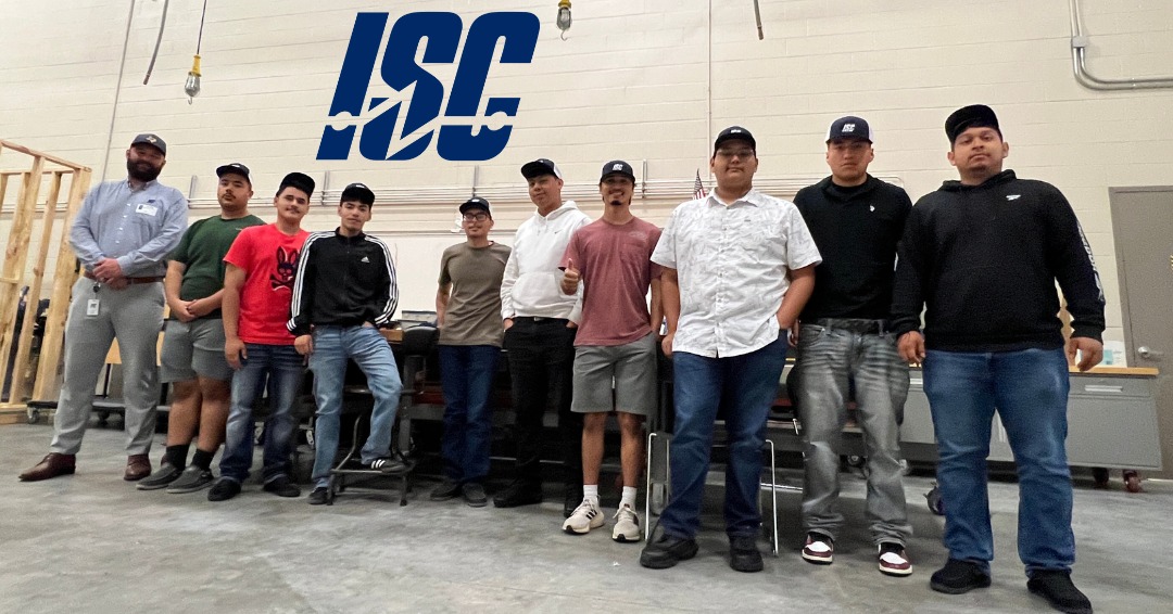A big hookup for Pasadena ISD CTE electrical students from ISC Constructors LLC signing them up for apprenticeships.