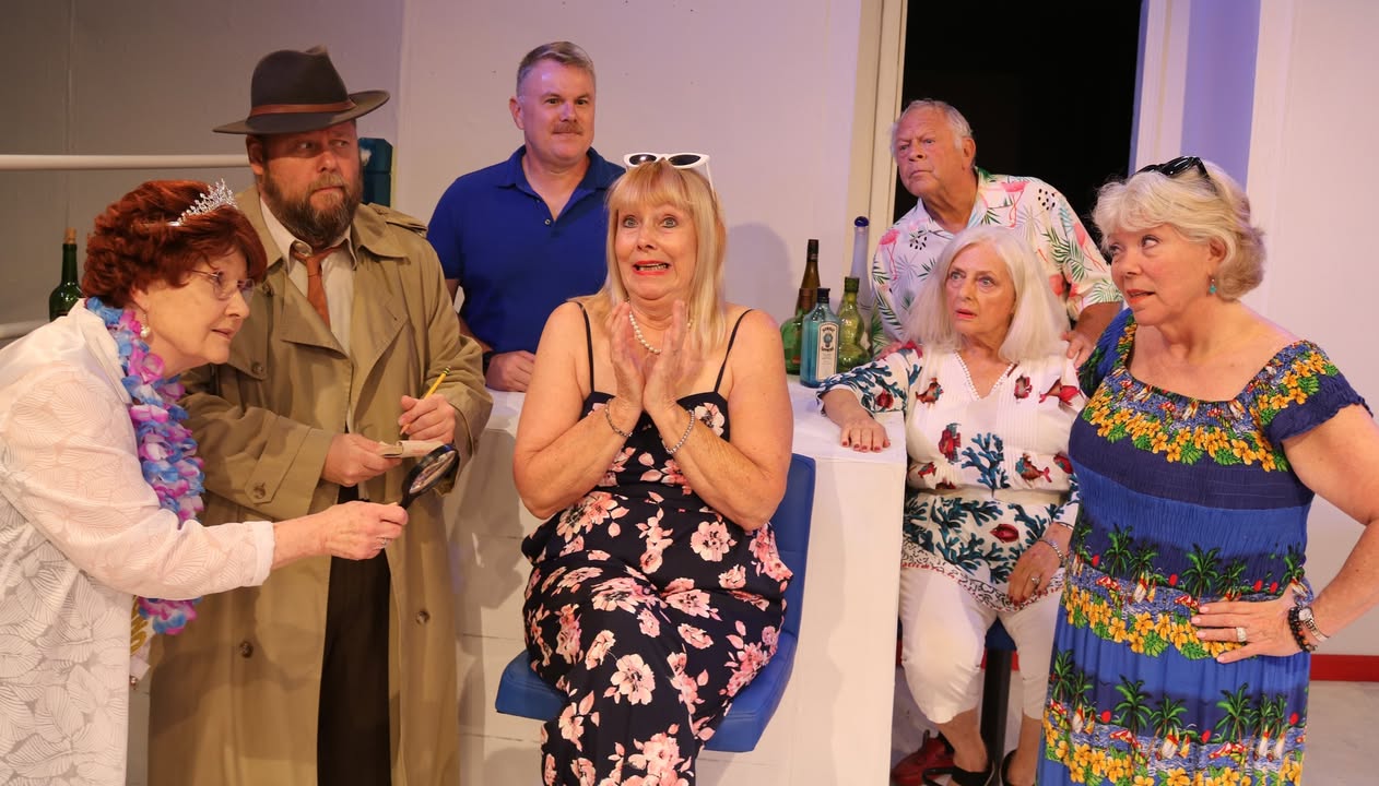 The laughter aboard Four Old Broads on the High Seas is so contagious stand-by tickets are only available at the door. The laughter aboard Four Old Broads on the High Seas is so contagious stand-by tickets are only available at the door.