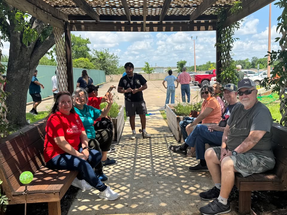 The Madison Jobe crew left their worries behind, casting lines and laughter playing Backyard Bass with the Youth Recreation Centers Division.