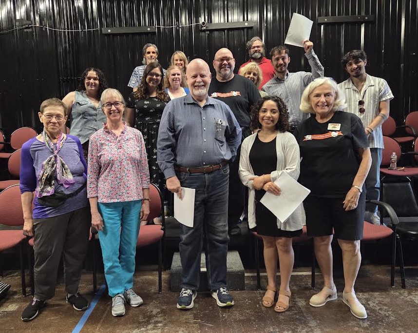 Pasadena Little Theater’s reading of Matthew Carlin’s new play Living With the Living drew an engaged crowd and creative energy throughout. Pasadena Little Theater’s reading of Matthew Carlin’s new play Living With the Living drew an engaged crowd and creative energy throughout.