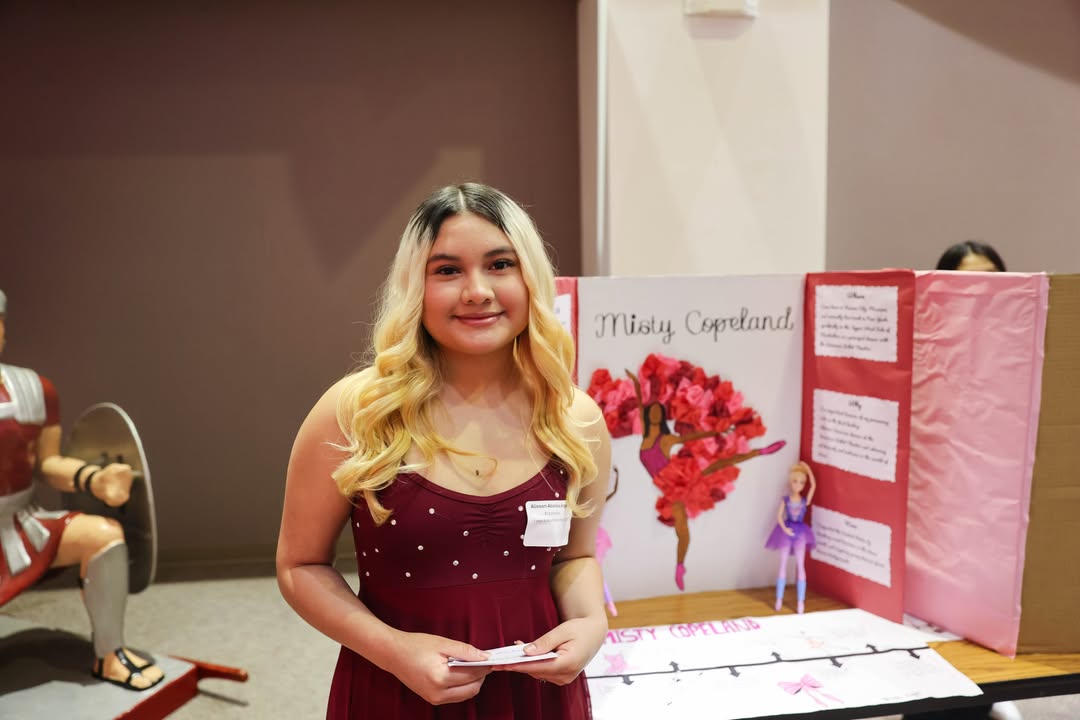 South Houston High’s ESOL students wowed everyone with dynamic presentations on iconic figures, proving that their English skills shine in history and culture.