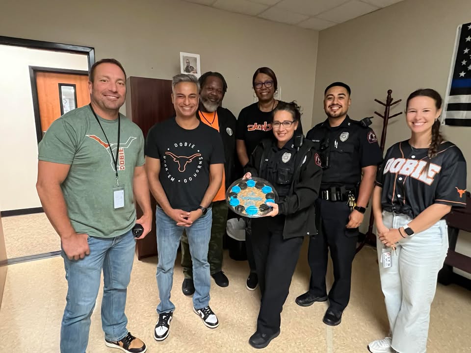 Officer Monte and Officer Trevino’s unwavering dedication makes Dobie campus a safer place for everyone every single day.