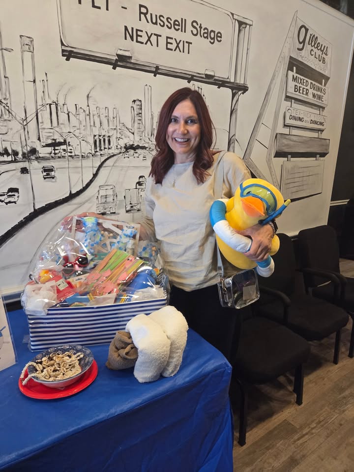 Winner winner taco dinner. Cori won the raffle basket during Little Theater’s intermission of Four Old Broads on the High Seas.. Winner winner taco dinner. Cori won the raffle basket during Little Theater’s intermission of Four Old Broads on the High Seas..