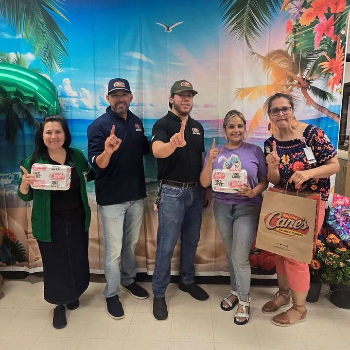 Pasadena High honored teachers with Raising Cane’s.