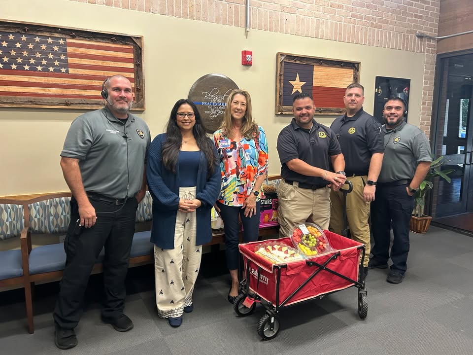 Julie and the HEB crew served up the fancy snacks for Precinct 8 in honor of National Police Week.