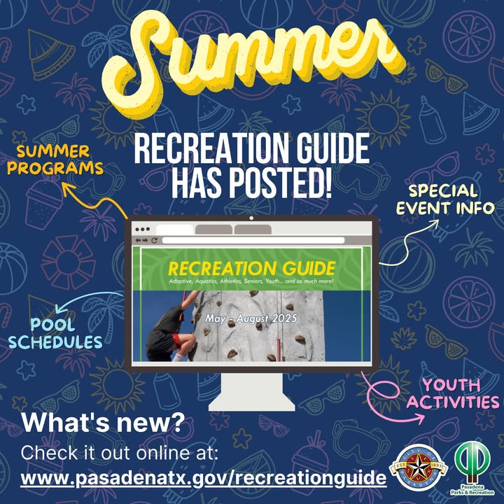 Parks and Recreation’s summer guide has dropped. Your ultimate ticket to endless fun in Pasadena.