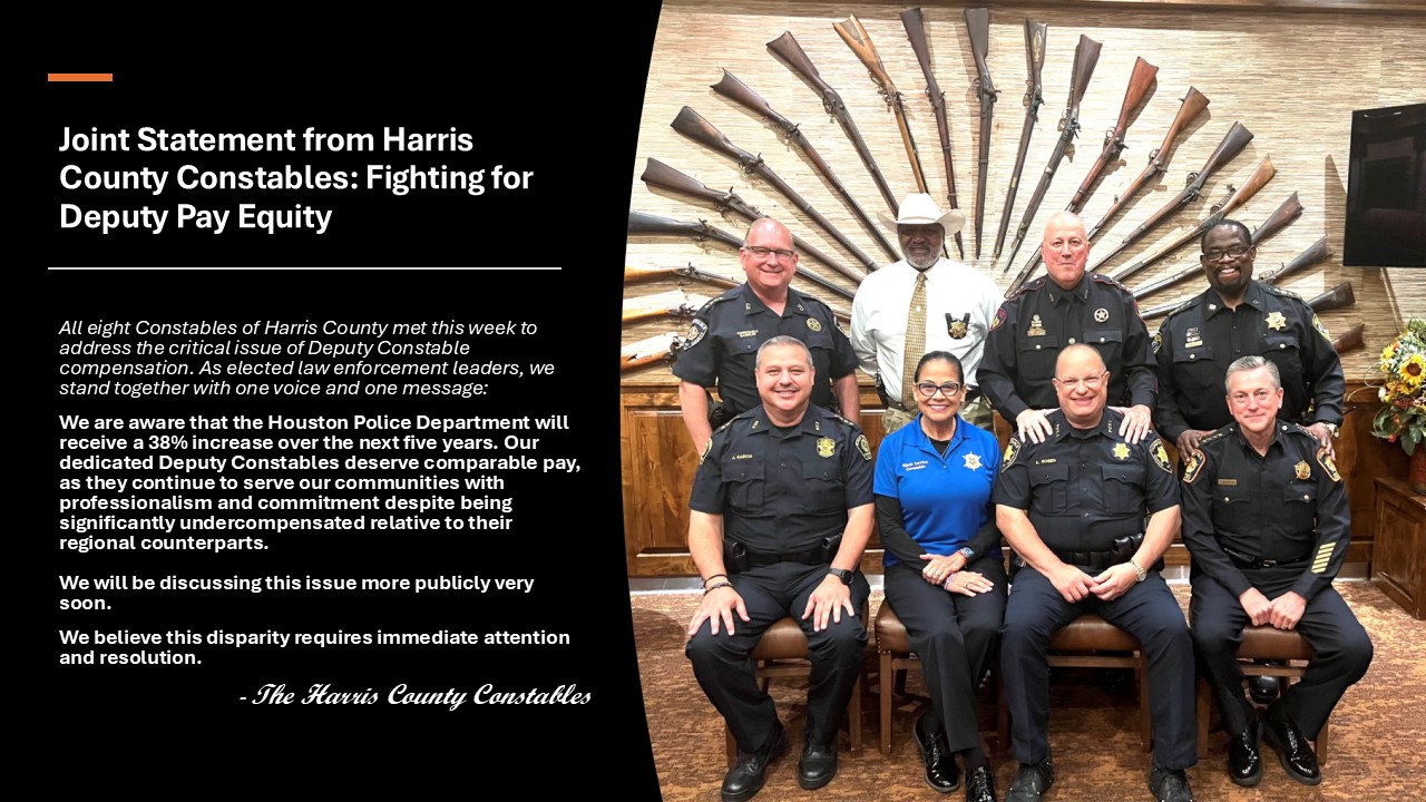Constable Phil Sandlin believes in the power of community and comparable pay protecting the community.