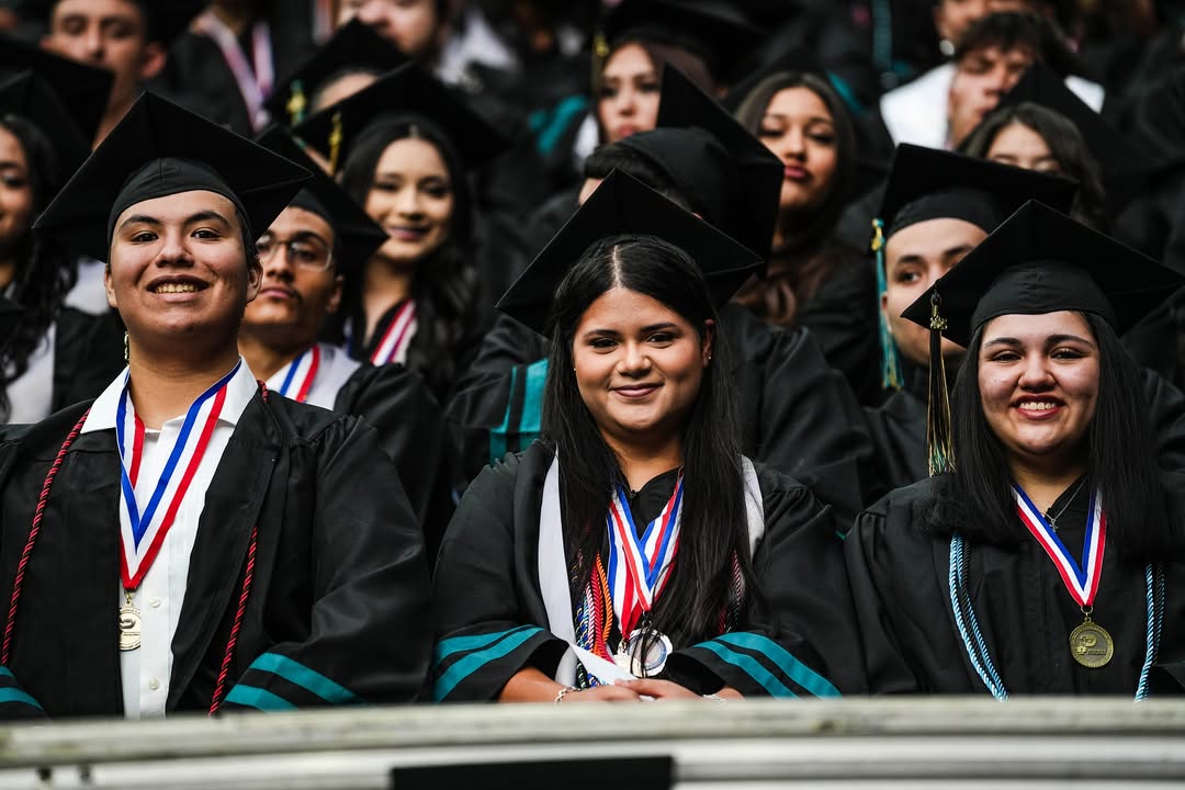 Memorial High’s 2025 graduation photo recap of proud smiles and the excitement of new beginnings.