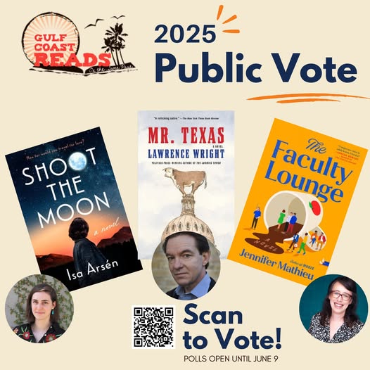 Discover your next great read by voting now for the Gulf Coast Reads selection.