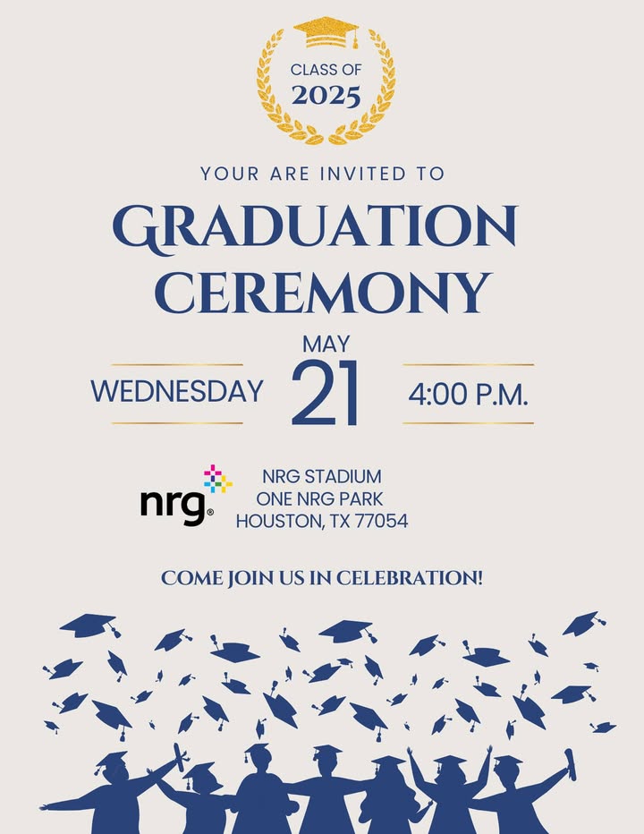 Attention Class of 2025 supporters: Get ready for a memorable graduation day tomorrow and check the important details.