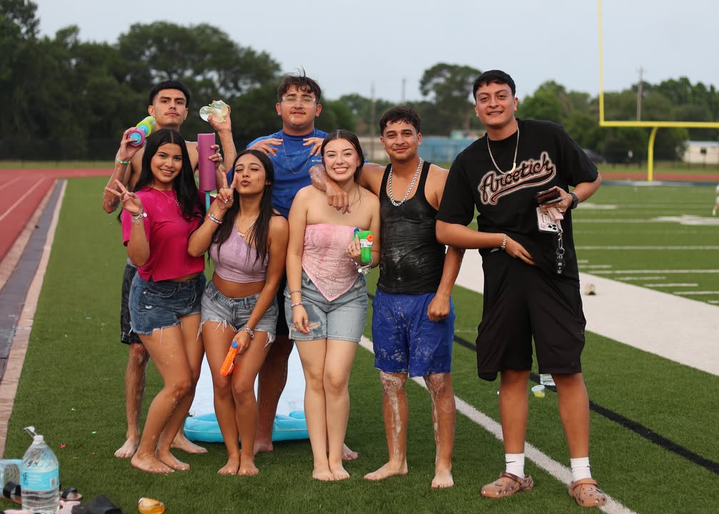 The sun sets on Sam Rayburn’s Class of 2025, laughter filled the air, unforgettable moments with cherished friends.