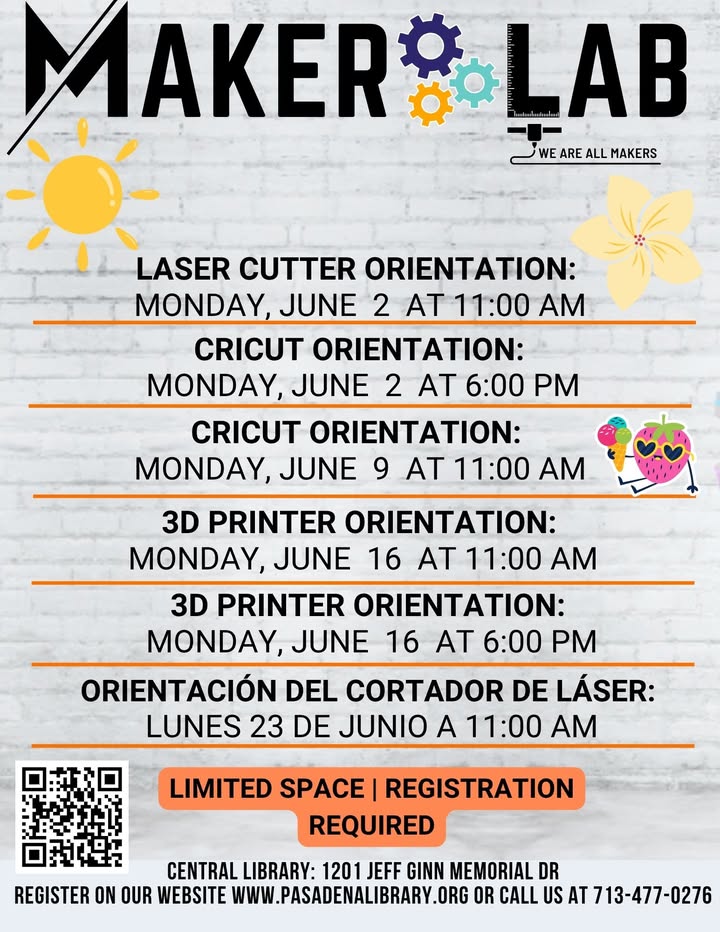 Unlock your creativity at Central Library and explore free workshops for Cricut, laser machines, and 3D printers. Register today to start crafting.