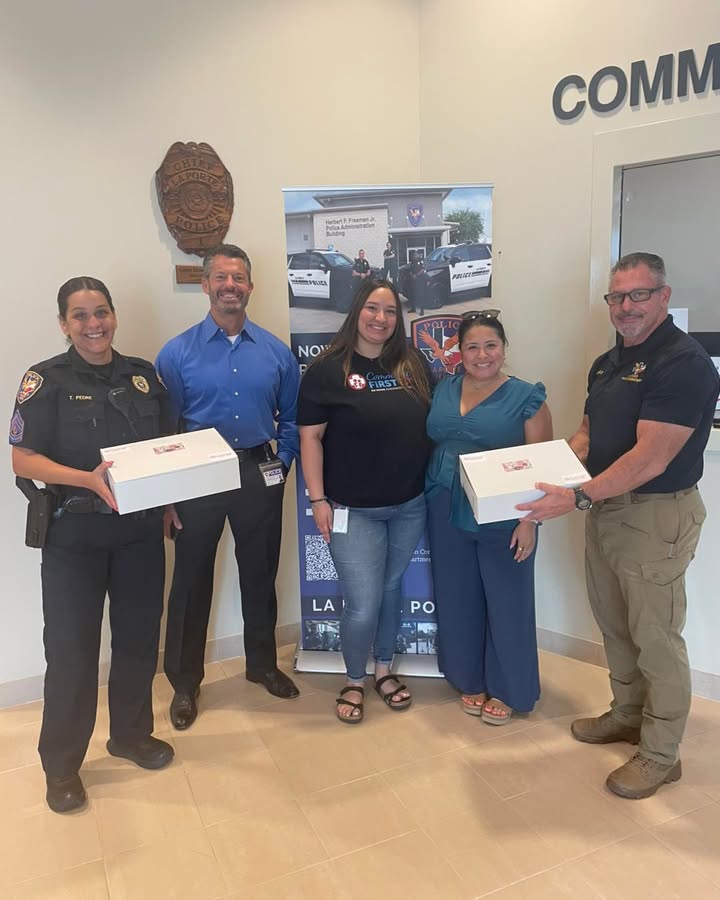 Community First ER sweetened LPPD’s morning for National Police Week.