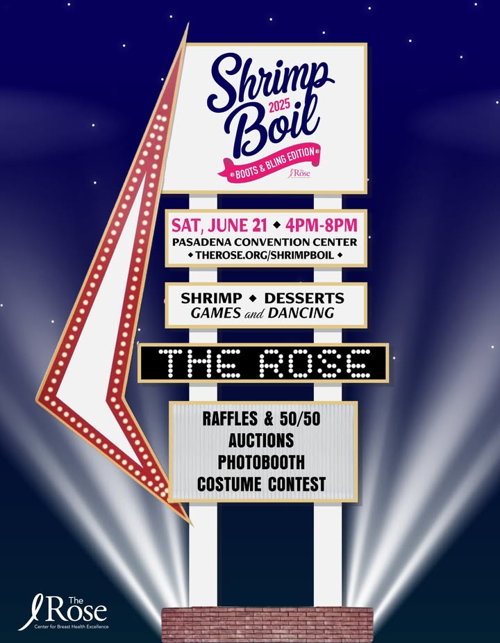 It’s that time for a lively day of shrimp, dancing, and laughter at The Rose’s Boots & Bling Shrimp Boil on June 21st. It’s that time for a lively day of shrimp, dancing, and laughter at The Rose’s Boots & Bling Shrimp Boil on June 21st.