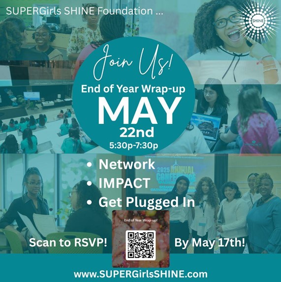 Join SUPERGirls SHINE Foundation’s vibrant End-of-Year Wrap-Up, a celebration of inspiring leadership and community connections.