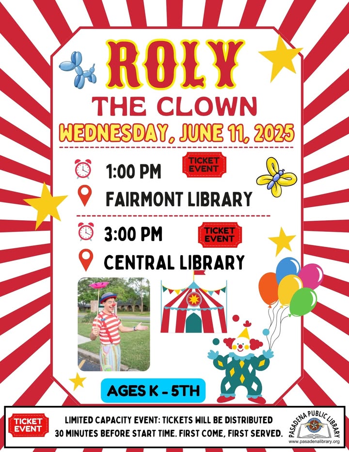 Get ready for a hilariously chaotic performance by Roly the Clown, packed with juggling, unicycling, and lots of magic for everyone. Get ready for a hilariously chaotic performance by Roly the Clown, packed with juggling, unicycling, and lots of magic for everyone.