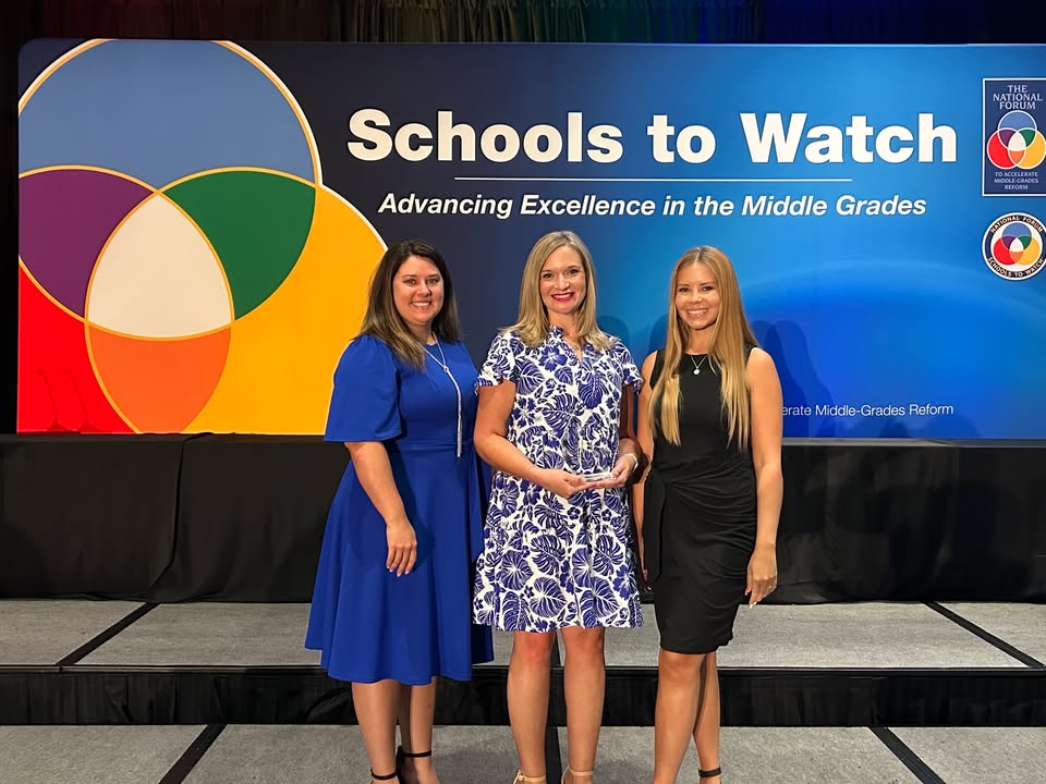 Cheers to Thompson Intermediate for achieving the National Schools to Watch designation, showcasing their dedication to nurturing both minds and hearts of every student. Cheers to Thompson Intermediate for achieving the National Schools to Watch designation, showcasing their dedication to nurturing both minds and hearts of every student.