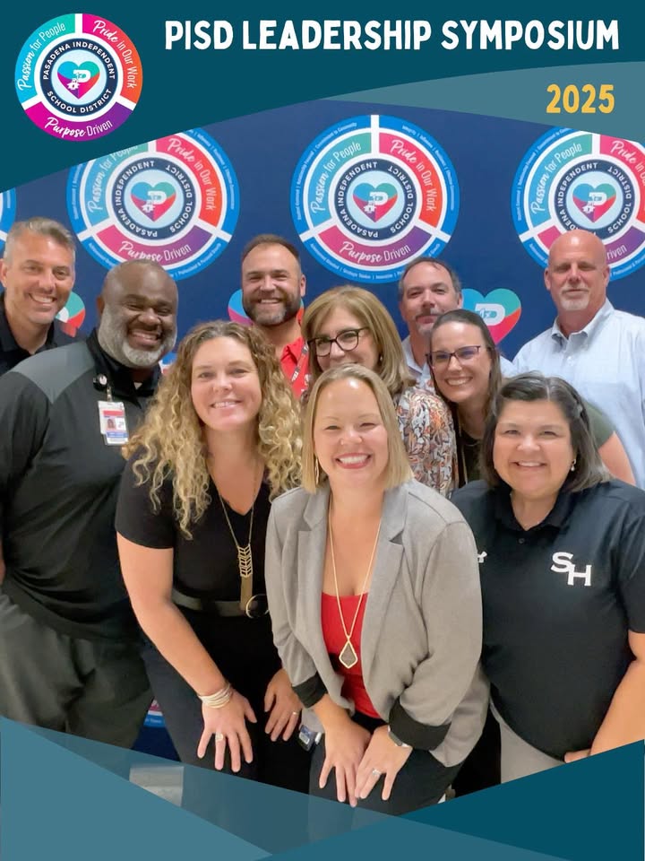 The South Houston High leadership team is buzzing with ideas after an inspiring PISD Symposium, gearing up for an amazing school year ahead. The South Houston High leadership team is buzzing with ideas after an inspiring PISD Symposium, gearing up for an amazing school year ahead.