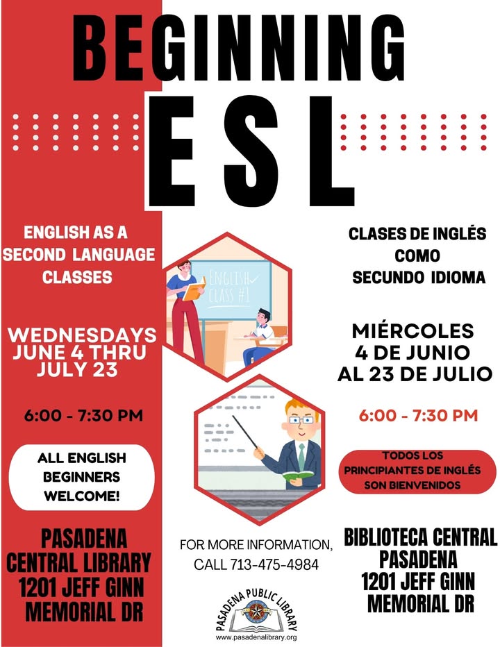 Unlock the door to English fluency at the Library’s free ESL classes. Unlock the door to English fluency at the Library’s free ESL classes.