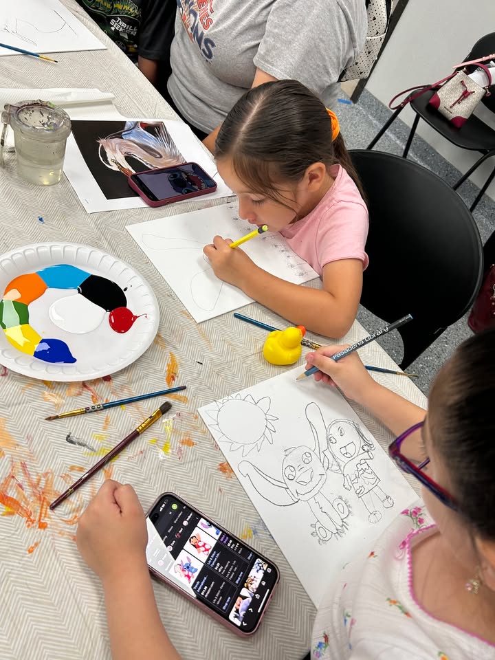 Recap of painting with Mr. Masters at Central Library which will be at Fairmont Library Tuesday. Recap of painting with Mr. Masters at Central Library which will be at Fairmont Library Tuesday.