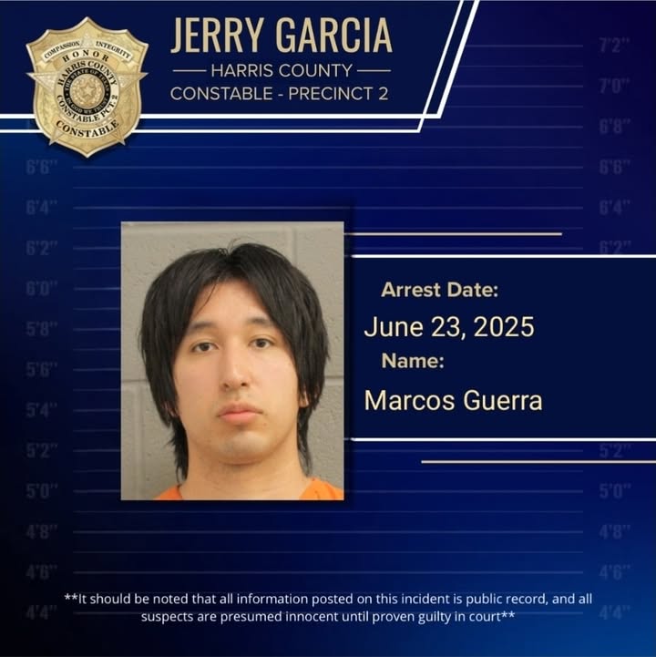 Precinct 2 Deputy doing their job uncovered a fraudulent tag leading to an arrest. Marcos is in trouble. Precinct 2 Deputy doing their job uncovered a fraudulent tag leading to an arrest. Marcos is in trouble.