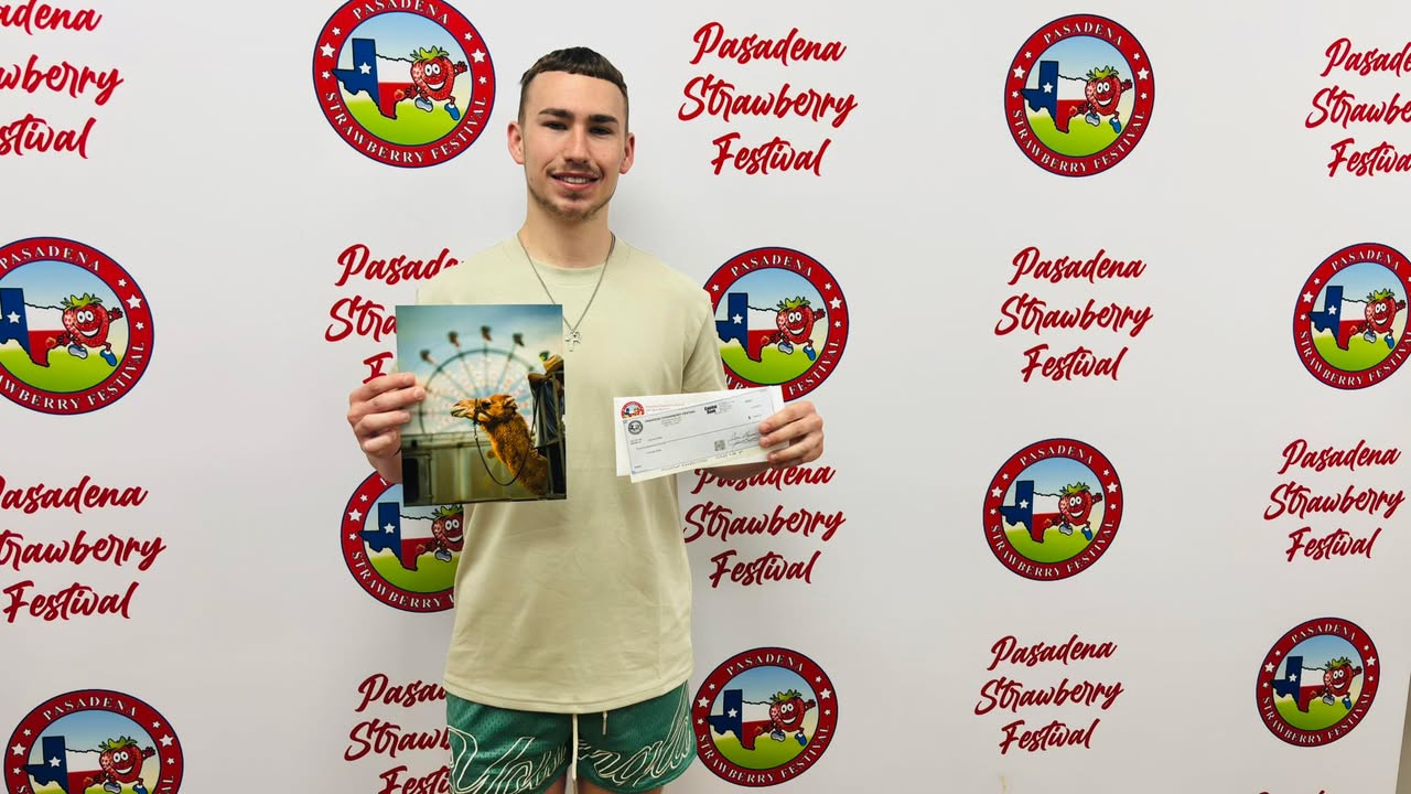 Hats off to Connor for capturing the perfect shot and winning the Strawberry Festival’s photo challenge.