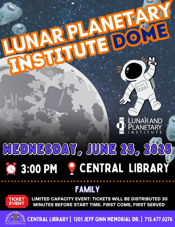 Step into a magical 360Β° dome at Central Library today at 3pm where the cosmos unfolds, taking you on a journey through stars. Step into a magical 360Β° dome at Central Library today at 3pm where the cosmos unfolds, taking you on a journey through stars.