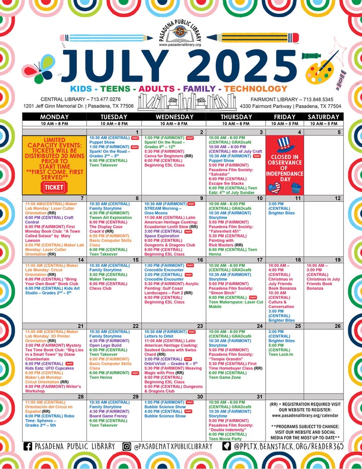 This summer, let your imagination soar as high as fireworks by diving into books and joining reading challenges at the library. This summer, let your imagination soar as high as fireworks by diving into books and joining reading challenges at the library.