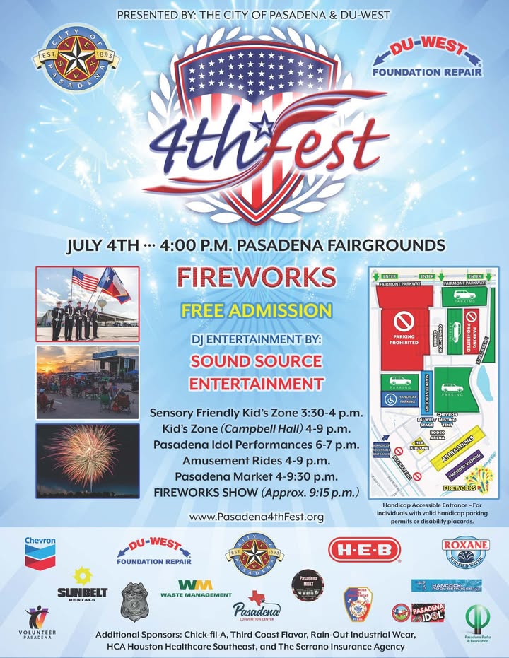 Get ready for the City’s 4th Fest celebration, featuring fireworks, amusement rides, markets, and endless fun for everyone.
