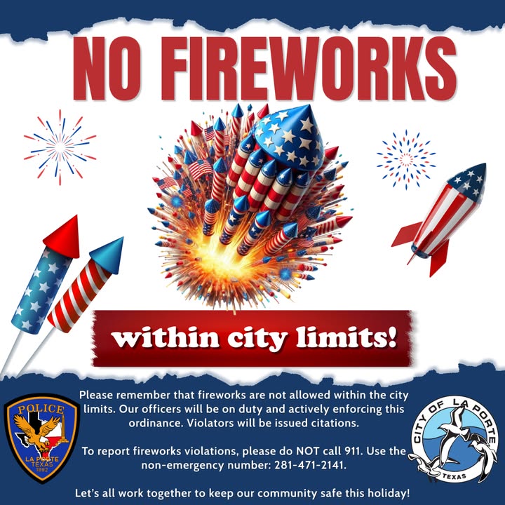 Think twice before lighting that sparkler – LPPD officers are watching, and hefty fines come with it. Think twice before lighting that sparkler – LPPD officers are watching, and hefty fines come with it.