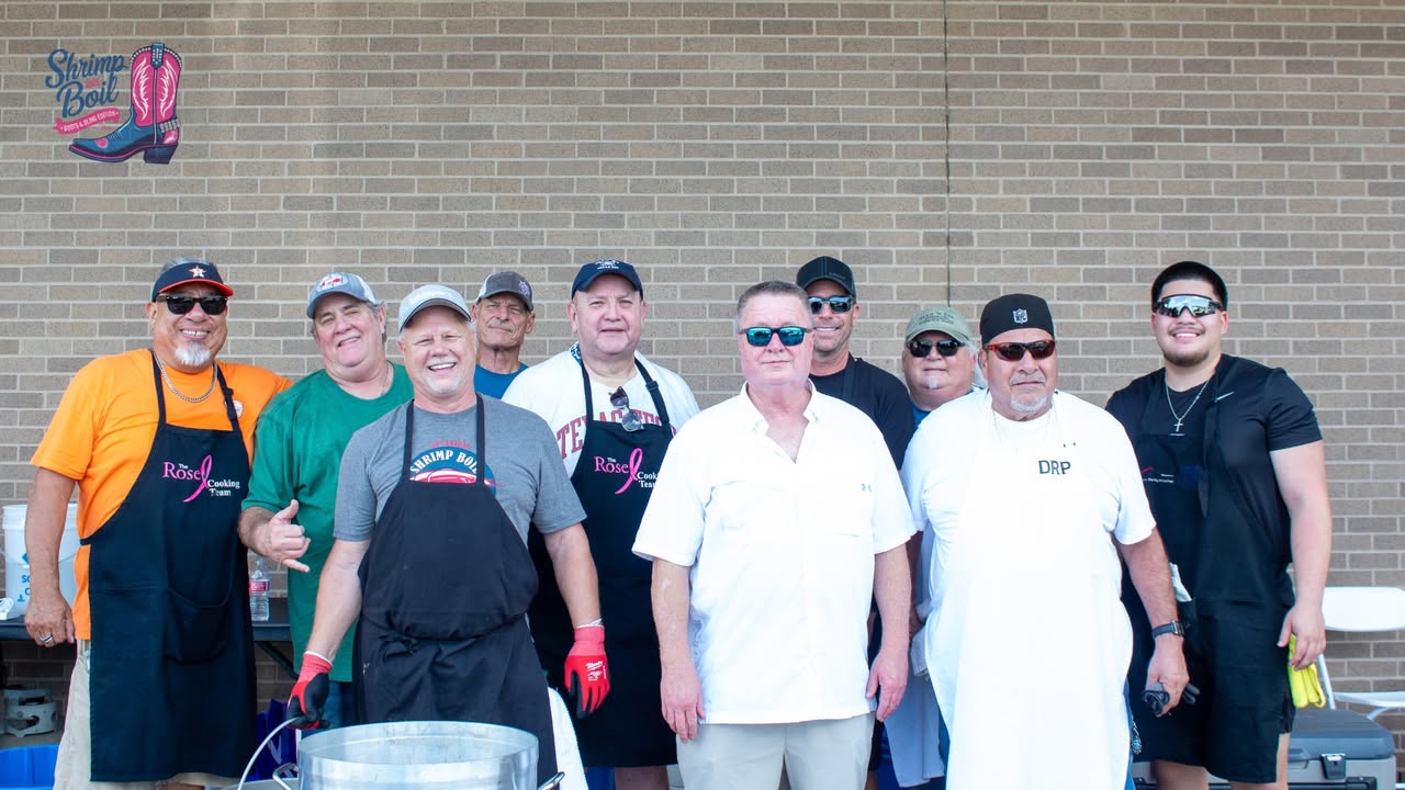 A feast of favor: 1,000 Pounds of gulf shrimp served up by The Rose Cooking Team’s epic Shrimp Boil 2025. A feast of favor: 1,000 Pounds of gulf shrimp served up by The Rose Cooking Team’s epic Shrimp Boil 2025.