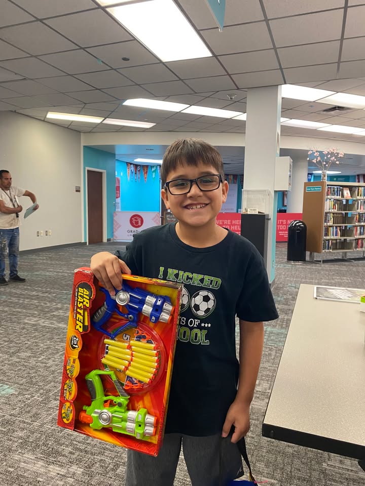 Library winners from the Summer Reading Program pre-registration drawing were announced, and there’s still time to join the fun. Library winners from the Summer Reading Program pre-registration drawing were announced, and there’s still time to join the fun.