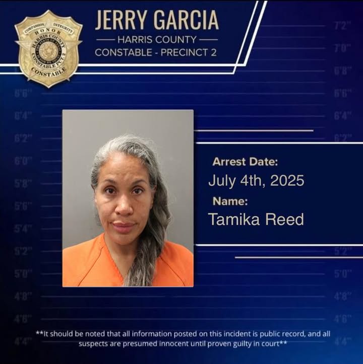High-speed Tamika may have been the 1st one locked up on the 4th of July. High-speed Tamika may have been the 1st one locked up on the 4th of July.