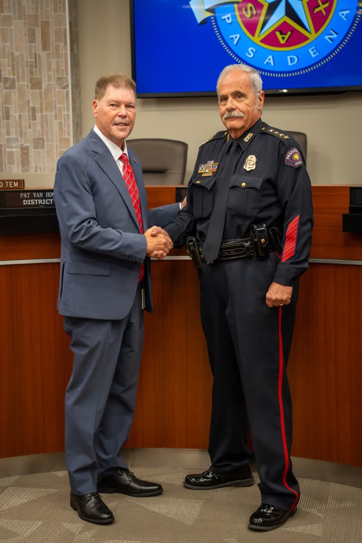 PPD celebrates the swearing-in of Mayor Schoenbein and Chief Jackson, marking an exciting new chapter for Pasadena’s future.