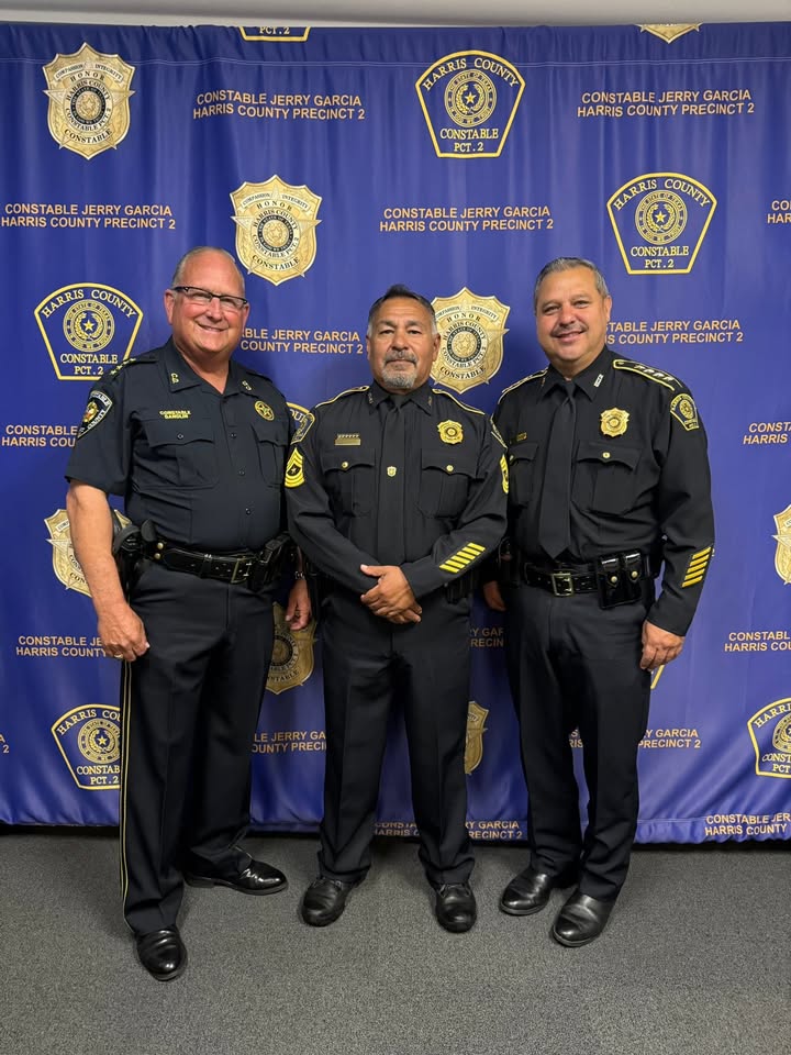 A celebration of promotions at Precinct 2 showcasing the dedication of deputies, making it a night filled with pride. A celebration of promotions at Precinct 2 showcasing the dedication of deputies, making it a night filled with pride.
