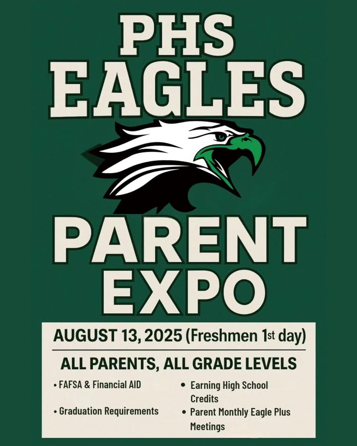 Pasadena High August 13th for the PHS Eagles Parent Expo, so every parent can empower their student for success. Pasadena High August 13th for the PHS Eagles Parent Expo, so every parent can empower their student for success.