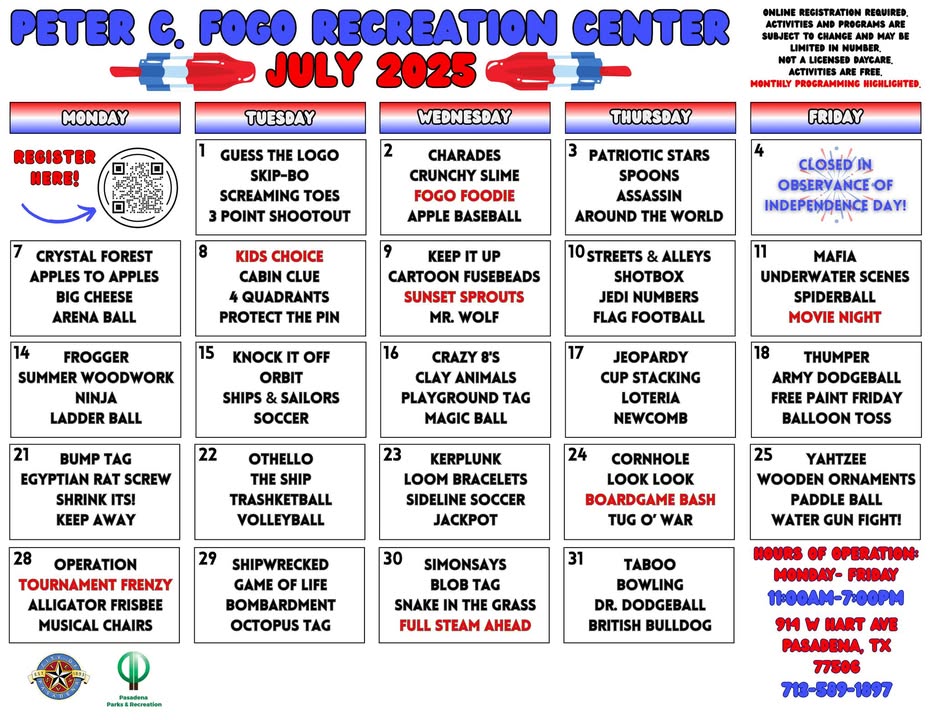 July has arrived, if you can’t find anything to do you’re not looking in the right spot.