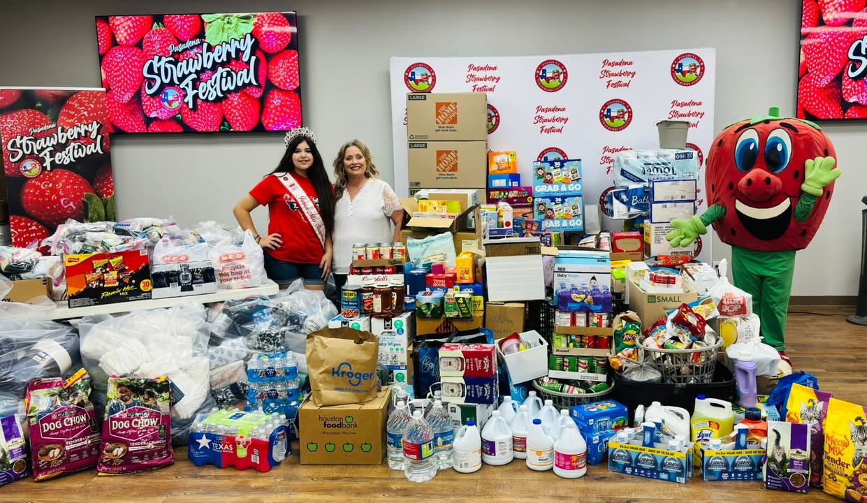 A huge shoutout to everyone who donated twenty-five grand worth of donations and volunteered at the Strawberry Festival for Central Texas. A huge shoutout to everyone who donated twenty-five grand worth of donations and volunteered at the Strawberry Festival for Central Texas.