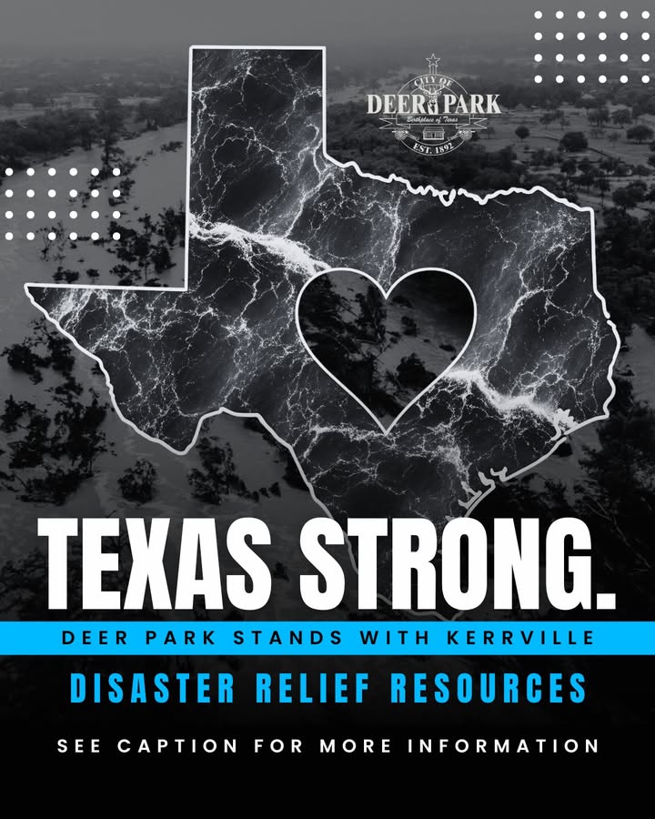 Deer Park drop-off for the floods in Kerrville. Deer Park drop-off for the floods in Kerrville.