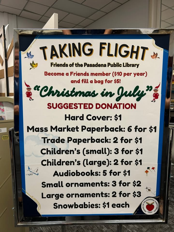 Get on up to Central Library for a fabulous Friends of the Library book sale this July. Get on up to Central Library for a fabulous Friends of the Library book sale this July.
