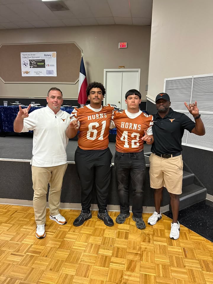 Dobie Football at the Pearland Rotary Club buzzing with excitement for the season.