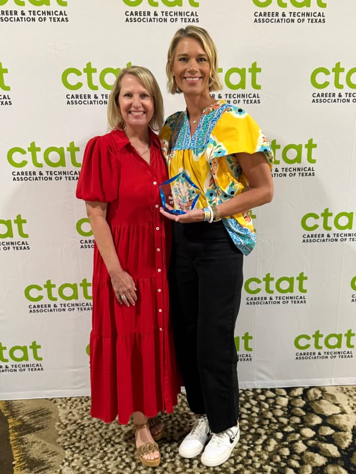 Big cheers for Kimmie Longstreet, South Houston High’s shining star, celebrated as the New CTE Teacher of the Year. Big cheers for Kimmie Longstreet, South Houston High’s shining star, celebrated as the New CTE Teacher of the Year.
