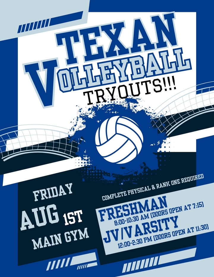 Texans, volleyball camps kick off next week. Texans, volleyball camps kick off next week.