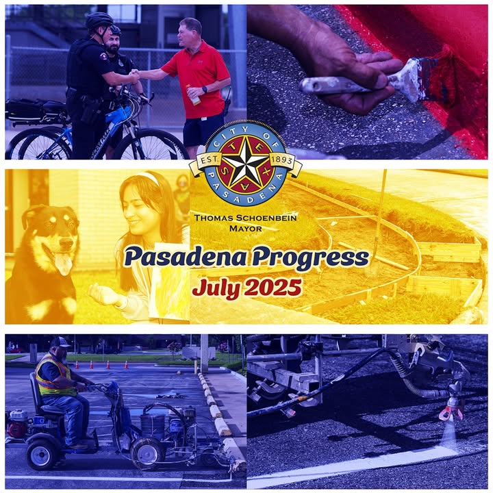 Pasadena Boulevard is shaping up nicely with new concrete, improved drainage, and sidewalks, thanks to teamwork from Pasadena public works and construction crews. Pasadena Boulevard is shaping up nicely with new concrete, improved drainage, and sidewalks, thanks to teamwork from Pasadena public works and construction crews.