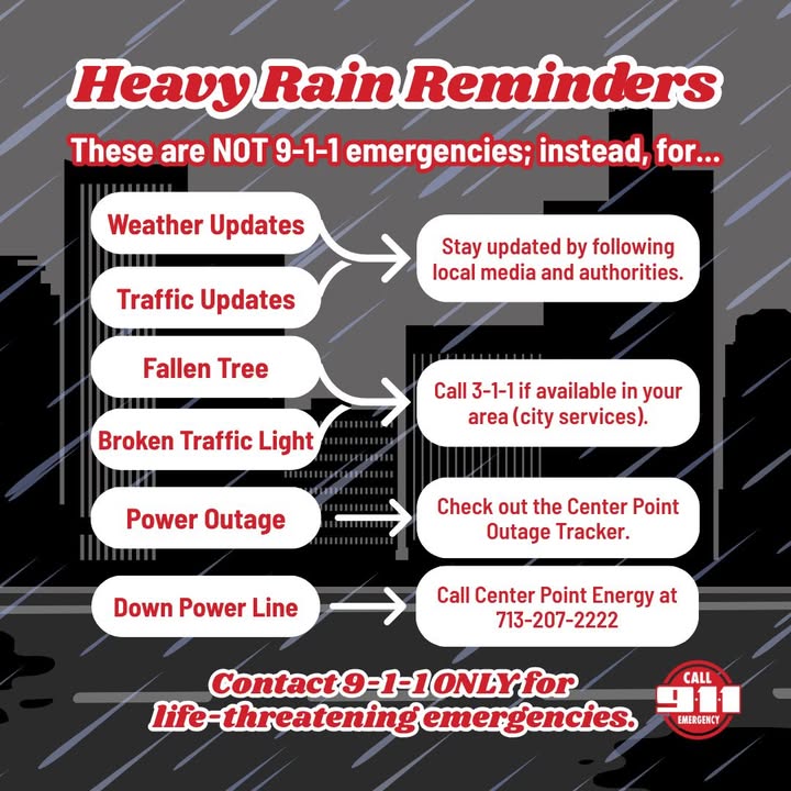 OEM: When stormy weather strikes, remember that not all issues require a 9-1-1 call. Save that line for true emergencies. OEM: When stormy weather strikes, remember that not all issues require a 9-1-1 call. Save that line for true emergencies.