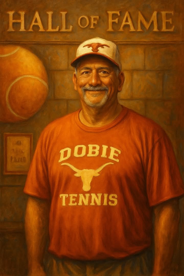 Big cheers for Coach Manuel Moreno Jr. from J. Frank Dobie High, proudly joining the Texas Tennis Coaches Association Hall of Fame. Big cheers for Coach Manuel Moreno Jr. from J. Frank Dobie High, proudly joining the Texas Tennis Coaches Association Hall of Fame.