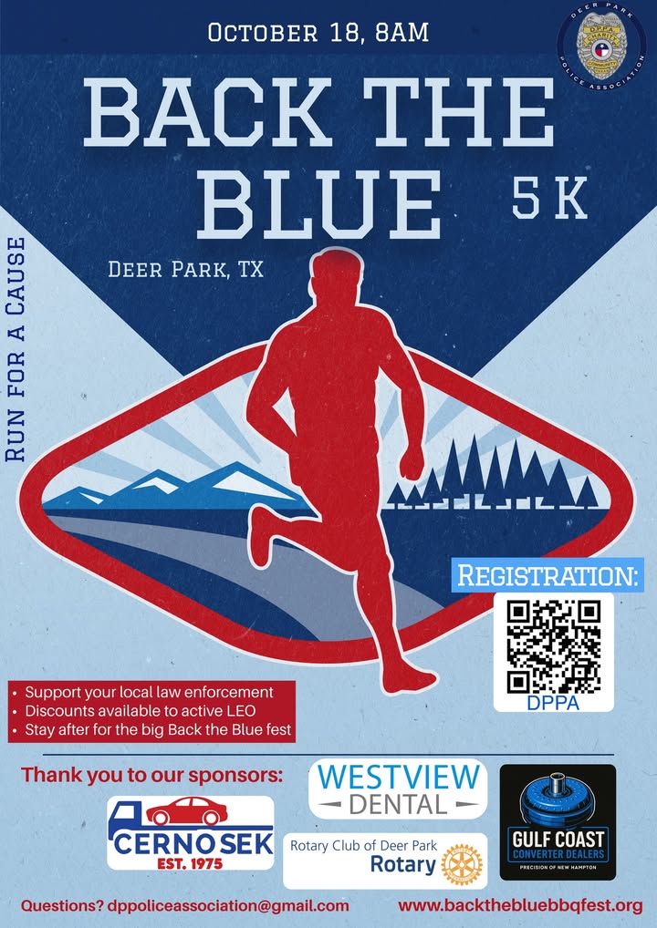 Join the ultimate challenge: run, walk, or crawl your way to support heroes at the Back the Blue 5k. Sign ups now open. Join the ultimate challenge: run, walk, or crawl your way to support heroes at the Back the Blue 5k. Sign ups now open.