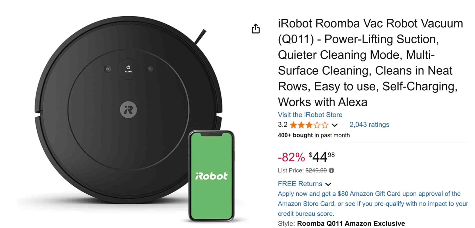 Used: iRobot Roomba (Q011) .98