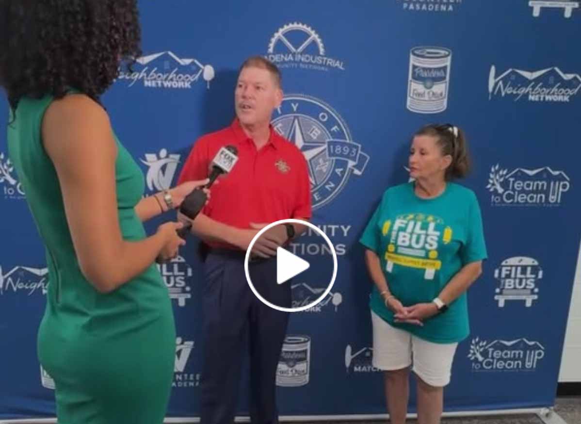 Video: Happening now. The annual Fill the Bus School Supply Drive at the Pasadena Convention Center.
